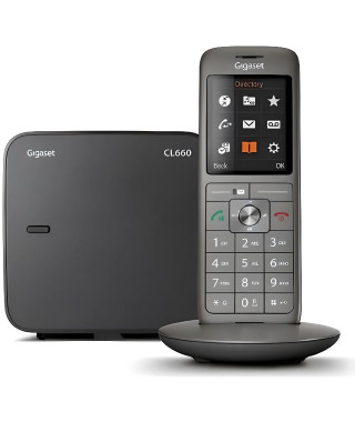 Téléphone Fixe GIGASET CL 660 - Écran couleur rétroéclairé - Répertoire 400 contacts - Finition haut de gamme