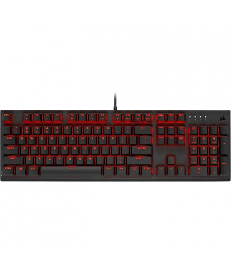 CORSAIR Clavier mécanique gaming K60 PRO a LED Rouge - Azerty - Noir (CH-910D029-FR)