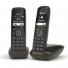 GIGASET Téléphone Fixe AS690 Duo Blanc