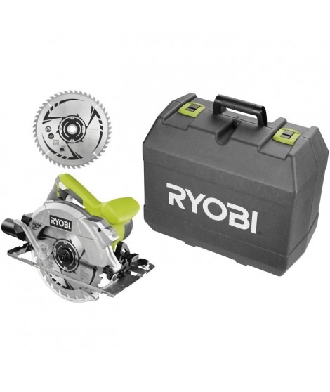 RYOBI Scie circulaire 1600 Watts + 2 lames