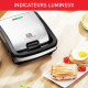 TEFAL Appareil a gaufre + 2 coffrets sandwiches et gaufres, Plaques antiadhésives, Rangement pratique, Snack Collection SW853D12