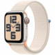 Apple Watch SE GPS + Cellular - 40mm - Boîtier Starlight Aluminium - Bracelet Starlight Sport Loop