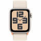 Apple Watch SE GPS + Cellular - 40mm - Boîtier Starlight Aluminium - Bracelet Starlight Sport Loop