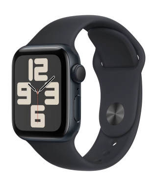 Apple Watch SE GPS - 40mm - Boîtier Midnight Aluminium - Bracelet Midnight Sport Band - S/M