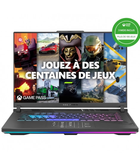 PC Portable Gamer ASUS ROG Strix 16 | 16 WQXGA - RTX 4080 12Go - Intel Core i9-13980HX - RAM 32Go - 1To SSD - Win 11