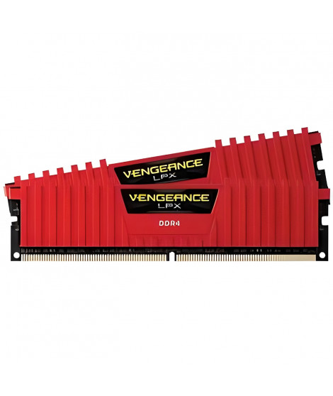CORSAIR Mémoire PC DDR4 - Vengeance - 16 Go (2 x 8 Go) - 3200MHz - CAS16  (CMK16GX4M2B3200C16R)