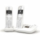 Téléphone Fixe AS690 A Duo Blanc - GIGASET - Sans fil - Répondeur 20 min - ID d'appelant - Mains libres