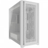Boitier PC - CORSAIR - 5000D CORE AIRFLOW - ATX Moyen-tour - Panneau avant flux d'air optimisé - Blanc - (CC-9011262-WW)