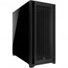 Boitier PC - CORSAIR - 5000D CORE AIRFLOW - ATX Moyen-tour - Panneau avant flux d'air optimisé - Noir - (CC-9011261-WW)