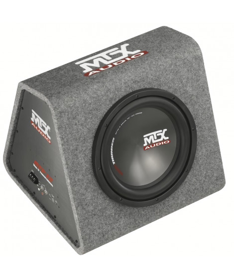 MTX RTP12 Caisson de grave amplifié voiture Classe-D reflex 30cm 220W RMS télécommande EBC