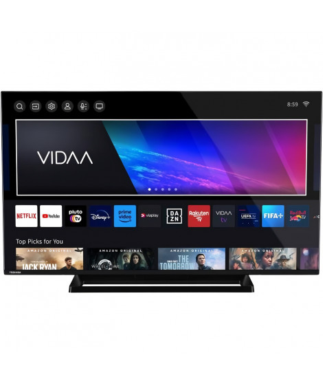 TOSHIBA - 43UV3363DG - TV LED 4K UHD - 43 (108cm) - HDR10 - Smart TV VIDAA - Dolby Audio - 3 x HDMI - 2USB