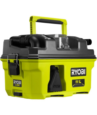 Aspirateur d'atelier RYOBI RV1811-0 18V - 1500l/min - collecteur 11 L - filtre HEPA H12 - Adaptateur, suceur plat et buse ent…