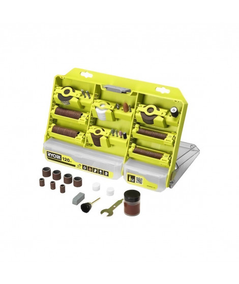 Coffret RYOBI RAR800K-120 - 120 pieces multi-usage