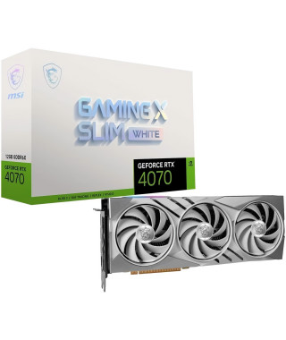 MSI - Carte Graphique - RTX 4070 GAMING X SLIM WHITE 12G (912-V513-274)