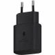 Chargeur secteur RAPIDE - 25W - SAMSUNG - Port USB Type C (sans câble) - Noir
