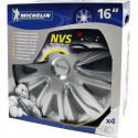 MICHELIN 4 enjoliveurs 16 Chromé NVS42