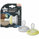 Tommee Tippee Sucette Closer to Nature Nuit Fluorescente 0-6m Lot de 2