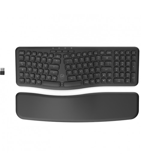 Clavier sans fil ergonomique - MOBILITY LAB - ML313153 - Touches concaves - Windows
