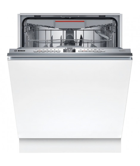 Lave-vaisselle tout intégrable BOSCH SMH4ECX10E SER4 - 14 couverts - Induction - L60cm - 42dB - Classe C - Blanc