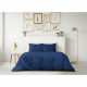 PARURE DE COUETTE LOVELY HOME - 220x240 cm - 100% COTON - BLEU