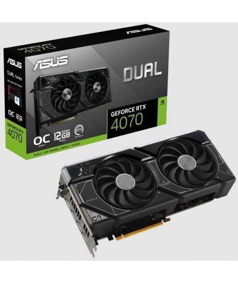 ASUS - Carte Graphique - TUF-DUAL-RTX4070-O12G