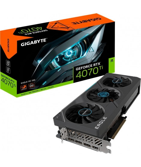 GIGABYTE TECHNOLOGY - GeForce - Carte Graphique - RTX 4070 Ti EAGLE OC 12G