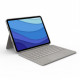 Etui Clavier Détachable - LOGITECH - Combo Touch - Pour iPad Pro 11 pouces (1e, 2e, 3e et 4e générations) - Couleur Sable