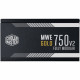 COOLER MASTER MWE Gold 750W FM V2 - Alimentation 750W 100% modulaire  (Certifiée 80 Plus GOLD Garantie 5 ans) Câbles plats noir