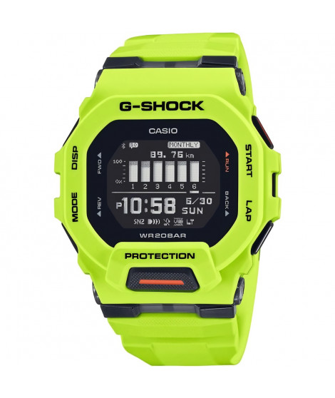 Montre - CASIO - G-Shock Sport - GBD-200-9ER - Jaune fluo