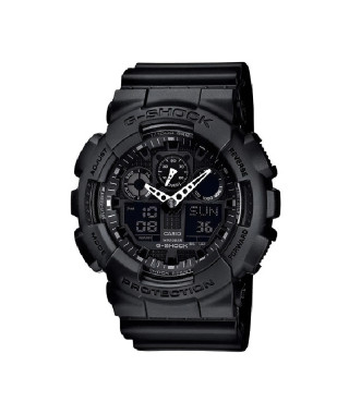 CASIO G-Shock Montre GA-100-1A1ER  Quartz Chronographe