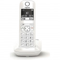 Téléphone Fixe GIGASET AS690 Blanc - Mains-libres performant HSP et blocage d'appels efficace