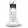 Téléphone Fixe GIGASET AS690 Blanc - Mains-libres performant HSP et blocage d'appels efficace