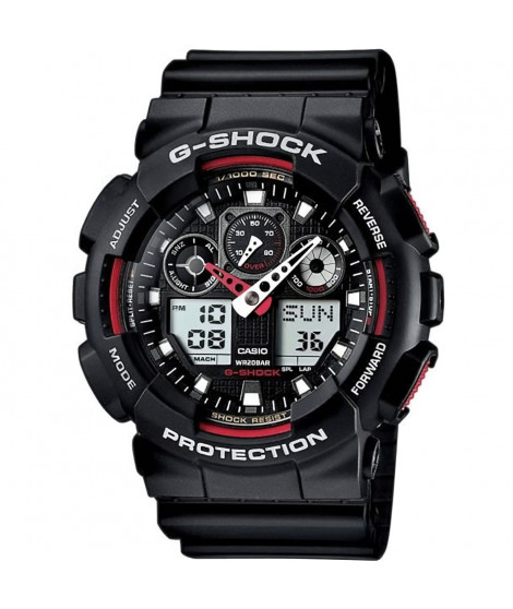 CASIO G-Shock Montre GA-100-1A4ER Quartz