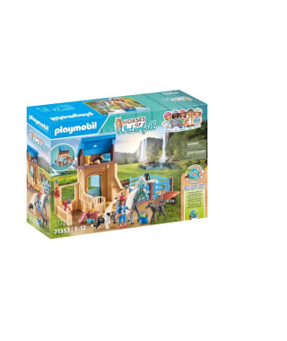 PLAYMOBIL 71353 Amelia & Whisper avec box pour chevaux - Horses of waterfal - Des 5 ans