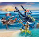 PLAYMOBIL 71419 Pirate avec pieuvre géante - Pirates - Avec un pirate, un canon, un monstre pieuvre géant  - Des 4 ans