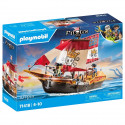 PLAYMOBIL 71318 Chaloupe des pirates - Pirates - Avec deux personnages, deux canons - Des 4 ans