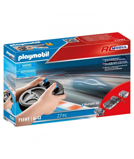 PLAYMOBIL 71397 Module de radiocommande RC, permet de télécommander les véhicules PLAYMOBIL - Des 6 ans