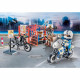 PLAYMOBIL 71381 Starter Pack Police - City Action - Avec un policier, un bandit, des motos et des accessoires - Des 4 ans