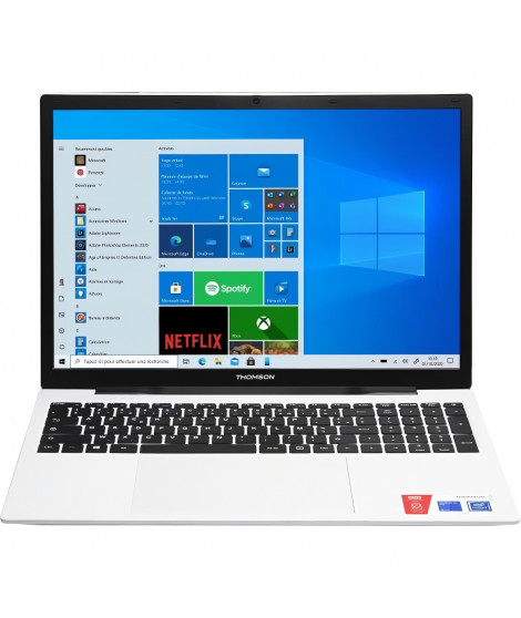 PC Portable - THOMSON NEO17 - 17,3 HD - INTEL Celeron N4020- RAM 8 Go - Stockage 512 Go SSD - Windows 10 Famille - Blanc - AZ…