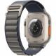 Apple Watch Ultra 2 GPS + Cellular- 49mm - Boîtier Titanium - Bracelet Blue Alpine Loop - Medium