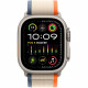 Apple Watch Ultra 2 GPS + Cellular- 49mm - Boîtier Titanium - Bracelet Orange/Beige Trail Loop - M/L