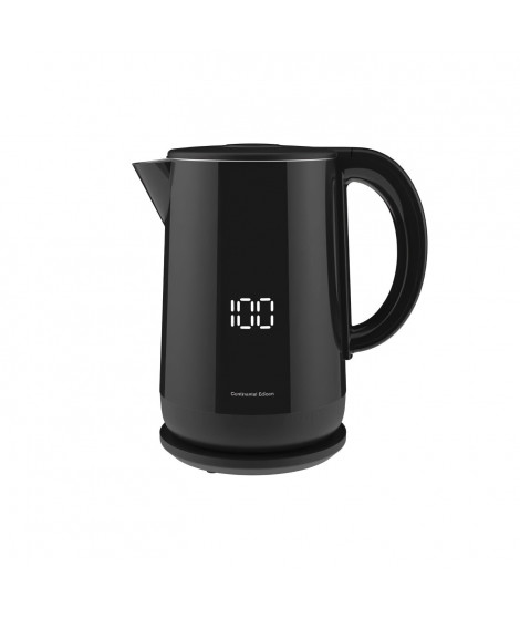 Bouilloire digitale CONTINENTAL EDISON BL15LB - Noir - 1,5 L - 2200 W