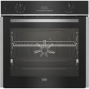 Four encastrable Pyrolyse Chaleur tournante et brassée BEKO BCBIS14300MPSE Inox - Porte froide - 72L - 59,4 cm