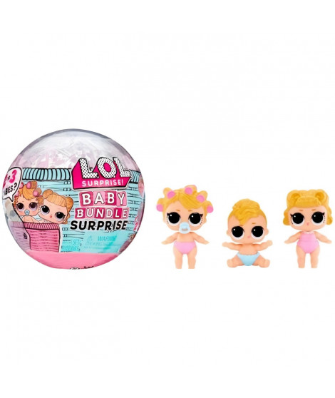 L.O.L. Surprise Baby Bundle - Mini-poupée - Aléatoire : de 1 a 3 Bébés, certain avec animal de compagnie - a partir de 4 ans
