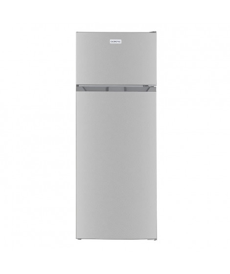 Réfrigérateur congélateur haut - OCEANIC - 206L - Froid statique  - Silver - L54,5 x H 143 cm