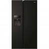 HAIER HSR3918FIPB - Réfrigérateur américain 515 L (337+178) - No Frost Multiflow - L90,8cm xH177,5cm - Noir