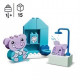 LEGO 10413 DUPLO My First Mes Rituels Quotidiens - Le Bain, Jouet Éducatif pour Bébés, Inclut 2 Figurines d'Éléphants