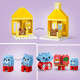 LEGO 10414 DUPLO My First Mes Rituels Quotidiens - Le Repas et le Coucher, Jouet Social, 4 Figurines Animales
