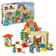 LEGO 10416 DUPLO Ma Ville Prendre Soin des Animaux de la Ferme, Jouet Éducatif pour Bébés, Maison, Figurines de Chevaux