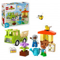 LEGO 10419 DUPLO Ma Ville Prendre Soin des Abeilles et des Ruches, Jouet Éducatif pour Enfants, 2 Figurines d'Abeilles